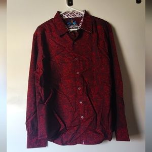 Robert Graham XL Dress Shirt BERRY